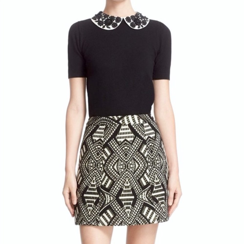 Alice + Olivia Loran Structured Lantern Skirt - Picture 3 of 16
